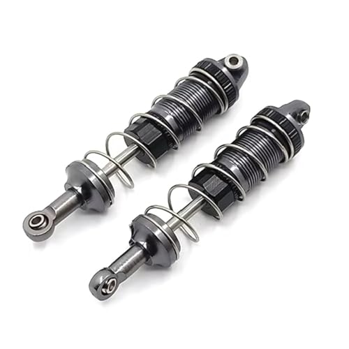 MGHGFYTAS Kompatibel Mit WLtoys 12427 12428-AB 12429 12423 FY01 FY02 FY03 1/12 RC Autoteile Metallmodifizierter Hydraulischer Vorderer Stoßdämpfer RC Auto Zubehör(Black) von MGHGFYTAS