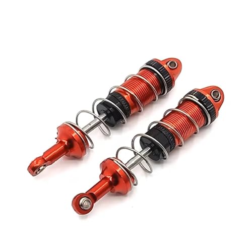 MGHGFYTAS Kompatibel Mit WLtoys 12427 12428-AB 12429 12423 FY01 FY02 FY03 1/12 RC Autoteile Metallmodifizierter Hydraulischer Vorderer Stoßdämpfer RC Auto Zubehör(Red) von MGHGFYTAS