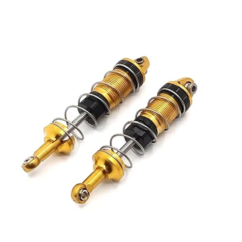 MGHGFYTAS Kompatibel Mit WLtoys 12427 12428-AB 12429 12423 FY01 FY02 FY03 1/12 RC Autoteile Metallmodifizierter Hydraulischer Vorderer Stoßdämpfer RC Auto Zubehör(Yellow) von MGHGFYTAS