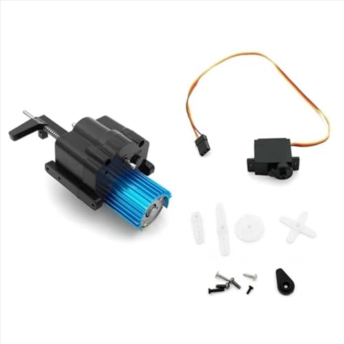 MGHGFYTAS Kompatibel Mit WPL B1 B14 B16 B24 C14 C24 Für MN D90 Für MN99S RC-Auto-Upgrade-Teile Zubehör 370 Motor 2-Gang-Getriebe RC Auto Zubehör von MGHGFYTAS
