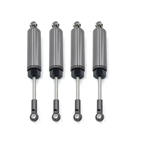 MGHGFYTAS Kompatibel Mit Wltoys 104009 12402-A A323 12409 RC Auto Ersatzzubehör Öl Stoßdämpfer Dämpfer RC Auto Zubehör(Gray) von MGHGFYTAS