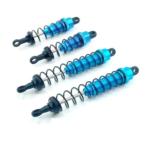 MGHGFYTAS Kompatibel Mit Wltoys 12428 12423 12427 12429 FY-03 1/12 RC Auto Upgrades Teile Zubehör Metall Öl Stoßdämpfer RC Auto Zubehör(Blue) von MGHGFYTAS