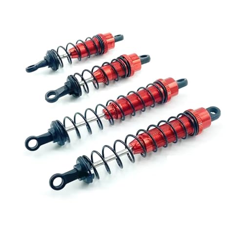 Kompatibel Mit Wltoys 12428 12423 12427 12429 FY-03 1/12 RC Auto Upgrades Teile Zubehör Metall Öl Stoßdämpfer RC Auto Zubehör(Red) von MGHGFYTAS