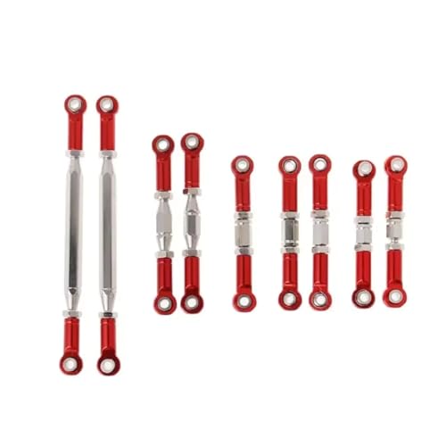 Kompatibel Mit Wltoys 12428 12423 12428 Rc Car Metallantriebswelle Für Universal-Getriebezubehörteile RC Auto Zubehör(Red) von MGHGFYTAS