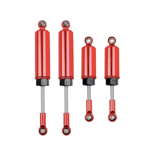 MGHGFYTAS Kompatibel Mit Wltoys 12428 12429 12423 FY 01 03 1/12 RC Upgrade Teile Zubehör Metall Vorne Hinten Stoßdämpfer RC Auto Zubehör(Red) von MGHGFYTAS