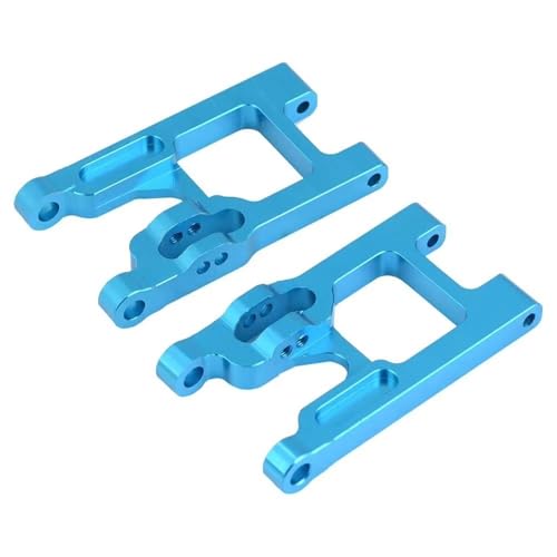MGHGFYTAS Kompatibel Mit Wltoys 12428 FY03 RC Car Upgrade Acc Vorderradaufhängungsarme, 2 Stück Aluminiumlegierung Vorderradaufhängungsarme Mit Schrauben RC Auto Zubehör(Blue) von MGHGFYTAS