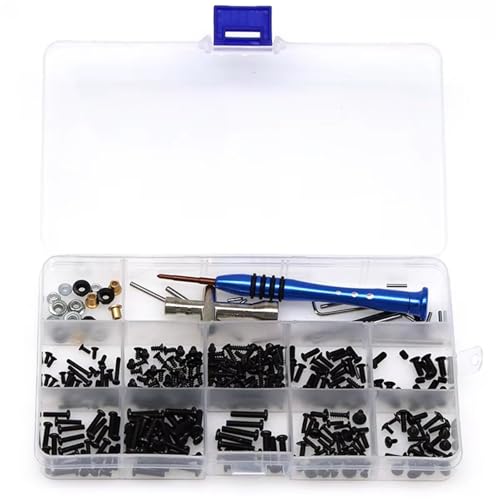 Kompatibel Mit Wltoys 144001 1/14 RC Für Modellspielzeug-Teilezubehör, Auto-Werkzeug Und Metallschrauben, Muttern, Box-Set, Inbusschlüssel RC Auto Zubehör Kompatibel Mit Wltoys 144001 1/14 RC Für Modellspielzeug-Teilezubehör, Auto-Werkzeug Und Metallschrauben, Muttern, Box-Set, Inbusschlüssel RC Auto Zubehör von MGHGFYTAS