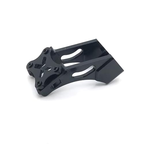 Kompatibel Mit Wltoys 144001 144010 124007 124017 124019 184016 RC Auto Upgrade Teile Zubehör Metall Heckflügel Halterung Befestigungshalterung RC Auto Zubehör(Black) von MGHGFYTAS