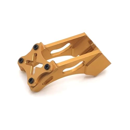 MGHGFYTAS Kompatibel Mit Wltoys 144001 144010 124007 124017 124019 184016 RC Auto Upgrade Teile Zubehör Metall Heckflügel Halterung Befestigungshalterung RC Auto Zubehör(Yellow) von MGHGFYTAS