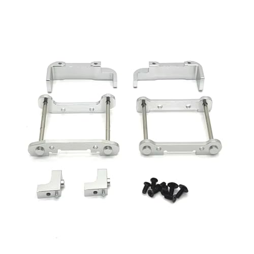 MGHGFYTAS Kompatibel Mit Wltoys 144001 144010 144016 144018 124017 124018 124019 124007 124008 Metallarmcode Servohalterung Batteriehalterteile RC Auto Zubehör(White) von MGHGFYTAS