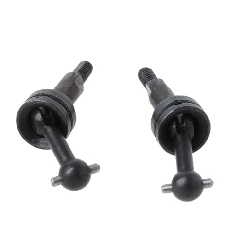 Kompatibel Mit Wltoys K969 K979 K989 K999 1/28 RC Upgrade-Teile 1 Paar Metall Vorne Oder Hinten CVD Für Universalgelenkwellenübertragung RC Auto Zubehör(Black) von MGHGFYTAS