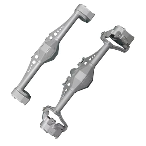 MGHGFYTAS RC Achse Set Kompatibel Mit Axial Für Capra 1.9 Für UTB 1/10 RC-Auto-Upgrade-Teil RC-Crawler, Komplett Aus Aluminiumlegierung, Achse Vorne Und Hinten, Gehäusesatz von MGHGFYTAS