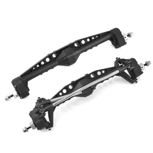 MGHGFYTAS RC Achse Set Kompatibel Mit Axial Für Capra 1.9 Für UTB 1/10 RC Für Kletterauto, Kunststoff-Vorder- Und Hinterachsschalen-Montagesatz, Zubehör(Front and Rear) von MGHGFYTAS
