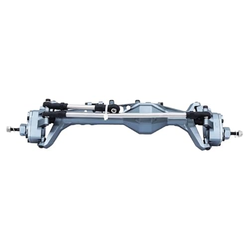 MGHGFYTAS RC Achse Set Kompatibel Mit Axial Für Capra 1.9 Für UTB AXI03004 AXI03000T1 T2 RC-Autoteile, CNC-gefräste Aluminium-integrierte Vorder- Und Hinterachse(Gray,Front) von MGHGFYTAS