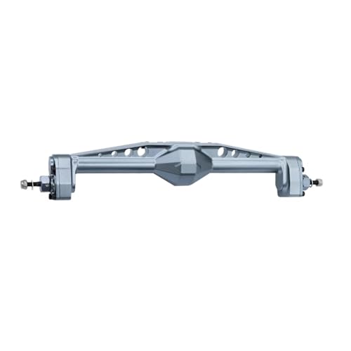 MGHGFYTAS RC Achse Set Kompatibel Mit Axial Für Capra 1.9 Für UTB AXI03004 AXI03000T1 T2 RC-Autoteile, CNC-gefräste Aluminium-integrierte Vorder- Und Hinterachse(Gray,Rear) von MGHGFYTAS
