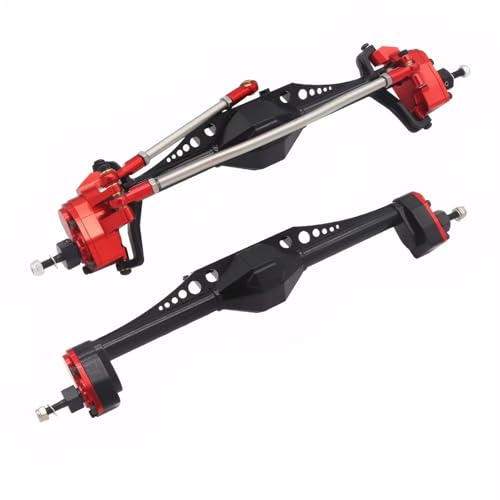 MGHGFYTAS RC Achse Set Kompatibel Mit Axial Für Capra 1.9 Für UTB AXI03004 Für Buggy F9 Für Wraith 90018 RR10 1/10 RC-Auto, Vorne Hinten Portalachse Upgrade-Teile(Red,Front and Rear) von MGHGFYTAS