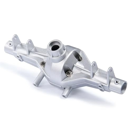 MGHGFYTAS RC Achse Set Kompatibel Mit Axial Für SCX10 1/10 RC Crawler Auto-Upgrade-Teile, Metall-Achsgehäuse, Achsschale, Ersatzzubehör(Silver) von MGHGFYTAS