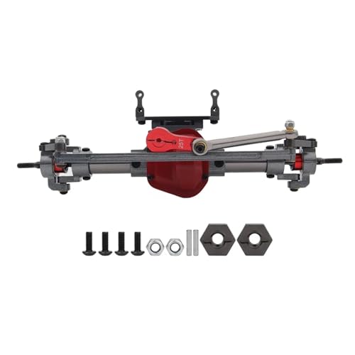 MGHGFYTAS RC Achse Set Kompatibel Mit Axial Für SCX10 1/10 RC Crawler Auto Upgrade Teile CNC Metall RC Auto Vordere Hinterachse Zubehör(Front) von MGHGFYTAS