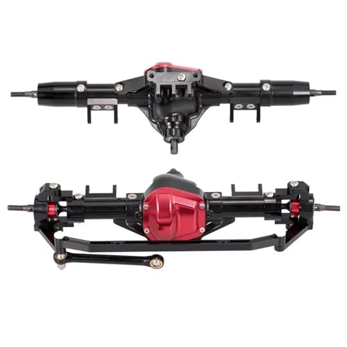 MGHGFYTAS RC Achse Set Kompatibel Mit Axial Für SCX10 1:10 RC Crawler Car Upgrade-Teile Metall RC Car Vorder- Und Hinterachse Ersatzzubehör(Front and Rear) von MGHGFYTAS