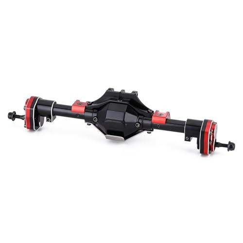 MGHGFYTAS RC Achse Set Kompatibel Mit Axial Für SCX10 Für SCX10 II 90046 90047 1:10 RC Crawler Car Upgrade-Teile Metall Vorne Hinten Portalachse Mit Schutz(Rear) von MGHGFYTAS