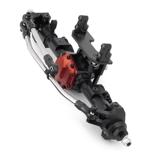 MGHGFYTAS RC Achse Set Kompatibel Mit Axial Für SCX10 II 90046 1/10 RC Crawler Upgrade-Teile RC-Auto Vorder- Hinterachse Metall Gerade Komplettachse(Front) von MGHGFYTAS