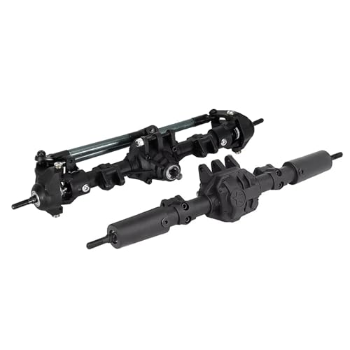MGHGFYTAS RC Achse Set Kompatibel Mit Axial Für SCX10 II 90046 90047 1:10 RC Crawler Upgrade-Teile RC-Auto Vorne Hinten Gerade Komplette Achse(Front and Rear) von MGHGFYTAS