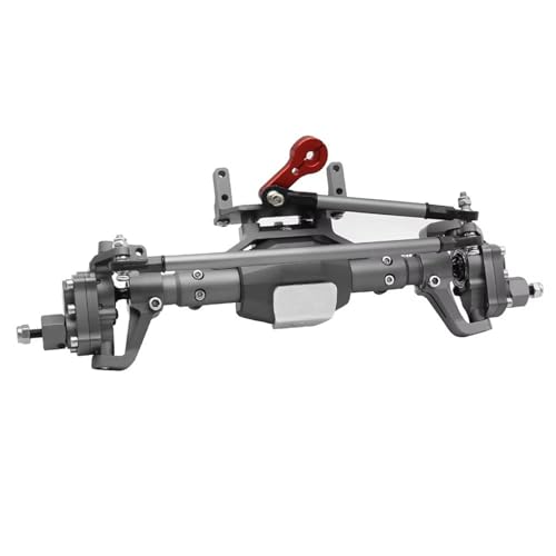 MGHGFYTAS RC Achse Set Kompatibel Mit Axial Für SCX10 II 90046 90047 Für Redcat GEN8 Für RGT 1/10 RC Crawler Car, Bearbeitete Aluminiumlegierung, Vorne Und Hinten, Portalachse(Front) von MGHGFYTAS