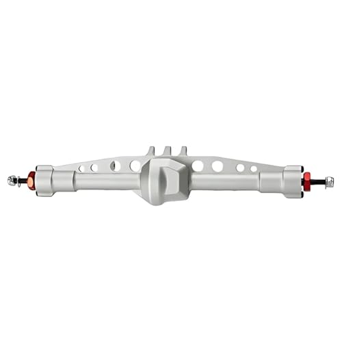 MGHGFYTAS RC Achse Set Kompatibel Mit Axial Für SCX10 Pro 1/10 RC Crawler Auto-Upgrade-Teile, Aluminiumlegierung, Vorne Und Hinten, Gerade Achsen-Set(Silver,Rear) von MGHGFYTAS