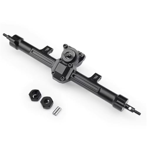 MGHGFYTAS RC Achse Set Kompatibel Mit Axial Für SCX24 1/24 RC Crawler Auto-Upgrade-Teile Aus Aluminiumlegierung, Vorne Und Hinten, Portalachsen, Mittelachse(Middle) von MGHGFYTAS