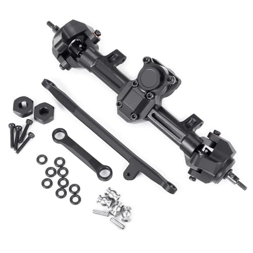 MGHGFYTAS RC Achse Set Kompatibel Mit Axial Für SCX24 1/24 RC Micro Crawler Auto-Upgrade-Zubehör, Aluminiumlegierung, Vorder- Und Hinterachsen(Front) von MGHGFYTAS