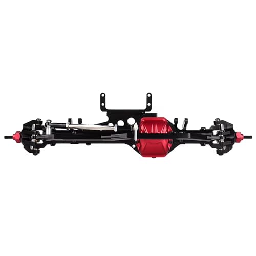 MGHGFYTAS RC Achse Set Kompatibel Mit Axial Für Wraith 90018 90020 90045 RR10 90048 90053 1:10 RC Für Rock Crawler Komplettmetall RC-Auto Vorder- Und Hinterachse(Black,Front) von MGHGFYTAS