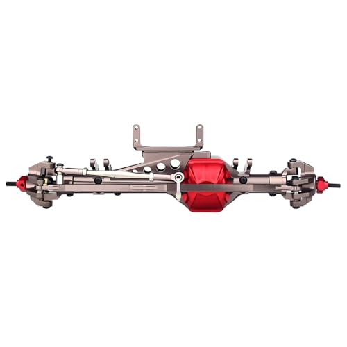 MGHGFYTAS RC Achse Set Kompatibel Mit Axial Für Wraith 90018 90020 90045 RR10 90048 90053 1:10 RC Für Rock Crawler Komplettmetall RC-Auto Vorder- Und Hinterachse(Gray,Front) von MGHGFYTAS
