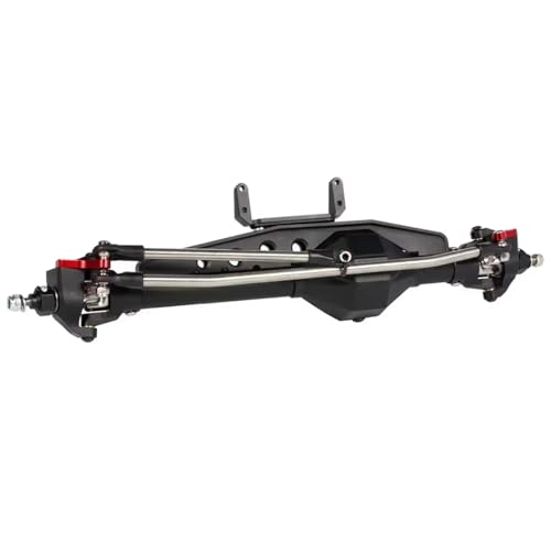 MGHGFYTAS RC Achse Set Kompatibel Mit Axial Für Wraith 90018 RR10 Für Bomber Für Capra 1.9UTB Für SMT10 1/10 RC Crawler CNC-Aluminium-Achsensatz, Upgrade-Teile(Black,Front) von MGHGFYTAS