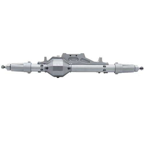 MGHGFYTAS RC Achse Set Kompatibel Mit Axial Für Wraith 90018 RR10 Für Capra 1.9 Für UTB 1/10 RC Crawler, Komplette Vorder- Und Hinterachse Mit Spurstange, Servohalterung(Silver,Rear) von MGHGFYTAS