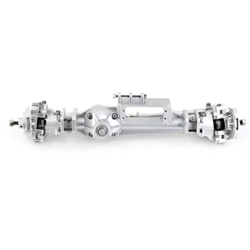 MGHGFYTAS RC Achse Set Kompatibel Mit Axial RBX10 Für Ryft 1/10 RC Crawler Auto Upgrade Teile Zubehör Metall Komplette Vorder- Und Hinterachse(Silver,Front) von MGHGFYTAS