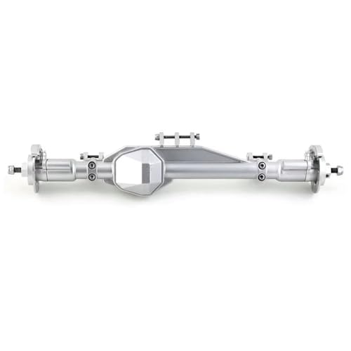 MGHGFYTAS RC Achse Set Kompatibel Mit Axial RBX10 Für Ryft 1/10 RC Crawler Auto Upgrade Teile Zubehör Metall Komplette Vorder- Und Hinterachse(Silver,Rear) von MGHGFYTAS