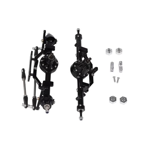 MGHGFYTAS RC Achse Set Kompatibel Mit D90 D110 Für Gelande II TF2 Für Yota II 1/10 RC Crawler Achse Upgrade-Teile CNC-Aluminiumlegierung Vorne Und Hinten Achse von MGHGFYTAS