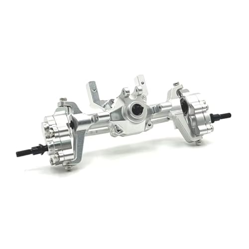 MGHGFYTAS RC Achse Set Kompatibel Mit FMS Für FCX24 1/24 RC-Auto-Upgrade-Teile Zubehör Metallportalachse Komplette Vorder- Und Hinterachse(Silver,Front) von MGHGFYTAS