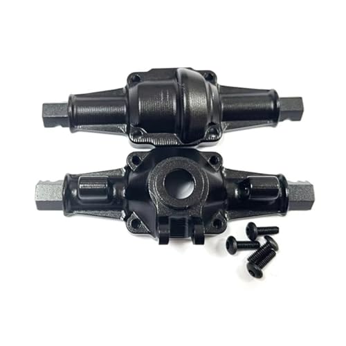 MGHGFYTAS RC Achse Set Kompatibel Mit FMS Für FCX24 1/24 RC-Autoteil-Ersatzzubehör, Ersatz-Aluminiumlegierung, Upgrade-Hinterachsgehäuse von MGHGFYTAS