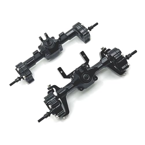 MGHGFYTAS RC Achse Set Kompatibel Mit FMS Für FCX24 Für Xiaoqi Für Crusher K5 1/24 RC-Auto, Metall, Komplettes Vorder- Und Hinterachs-Kit, Ersatzteile von MGHGFYTAS
