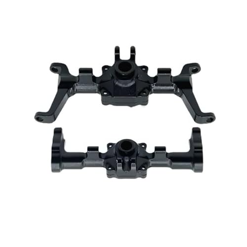 MGHGFYTAS RC Achse Set Kompatibel Mit FMS Für Xiaoqi Für FCX24 1/24 Fernbedienungsauto-Ersatzteile, Metall-Upgrade, Modifiziertes CNC-Vorder- Und Hinterachsgehäuse(Black) von MGHGFYTAS