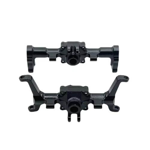 MGHGFYTAS RC Achse Set Kompatibel Mit FMS Für Xiaoqi Für FCX24 1/24 Fernbedienungsautoteile, Metall-Upgrade, Modifiziertes CNC-Vorder- Und Hinterachsgehäuse(Black) von MGHGFYTAS