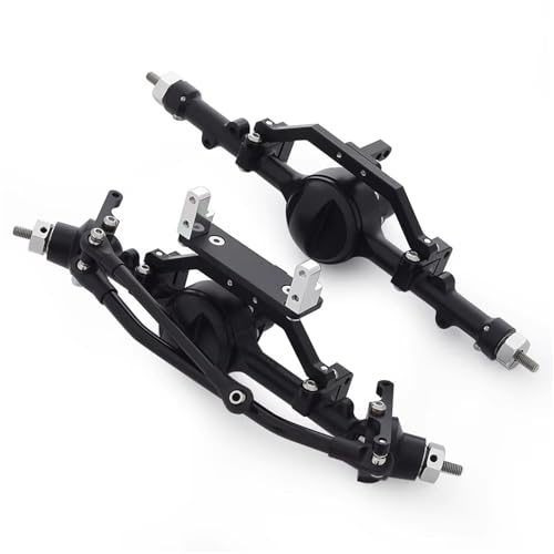 MGHGFYTAS RC Achse Set Kompatibel Mit Gelande II TF2 D110 Für Yota II 1/10 RC Crawler Axels CNC Aluminiumlegierung D90 Vorder- Und Hinterachse Komplettset(Front and Rear) von MGHGFYTAS