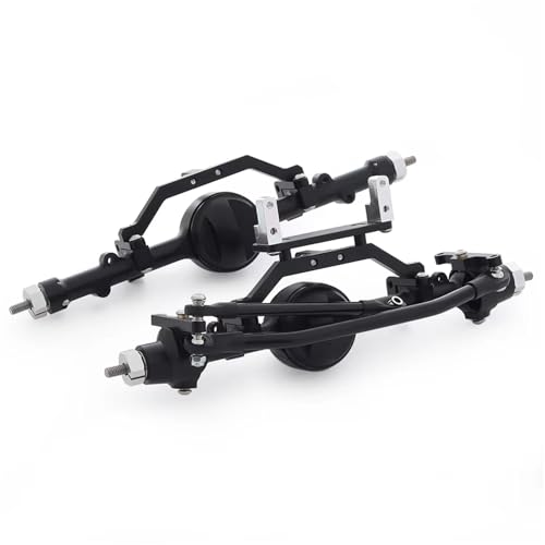 MGHGFYTAS RC Achse Set Kompatibel Mit Gelande II TF2 D90 D110 Für Yota II 1/10 RC Crawler Car CNC-Aluminiumlegierungsachse Vorne Und Hinten Zubehör(Front and Rear) von MGHGFYTAS