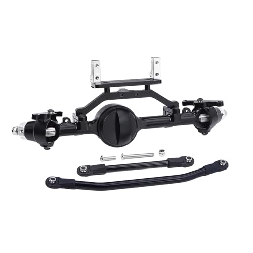MGHGFYTAS RC Achse Set Kompatibel Mit Gelande II TF2 D90 D110 Für Yota II 1/10 RC Crawler Car Upgrades CNC-Aluminiumachse Vorne Und Hinten, Gerade, Komplette Achsen(Front) von MGHGFYTAS