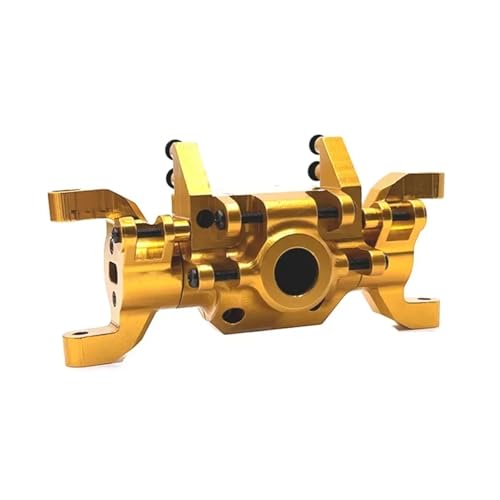 MGHGFYTAS RC Achse Set Kompatibel Mit HBToys ZP1001 ZP1002 ZP1003 ZP1004 1/10 RC-Auto-Ersatzteilen, 2-teilige Vorder- Und Hinterachsbrückenschalen(Yellow,Front) von MGHGFYTAS