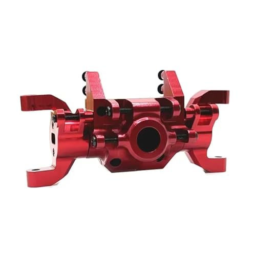 MGHGFYTAS RC Achse Set Kompatibel Mit HBToys ZP1001 ZP1002 ZP1003 ZP1004 1/10 RC-Auto-Ersatzteilzubehör, 2-teilige Vorder- Und Hinterachsbrückenschale(Red,Front) von MGHGFYTAS