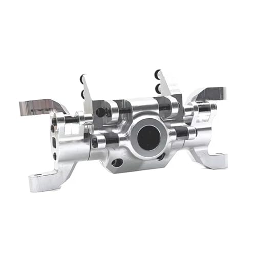 MGHGFYTAS RC Achse Set Kompatibel Mit HBToys ZP1001 ZP1002 ZP1003 ZP1004 1/10 RC-Auto-Ersatzteilzubehör, 2-teilige Vorder- Und Hinterachsbrückenschale(Silver,Front) von MGHGFYTAS