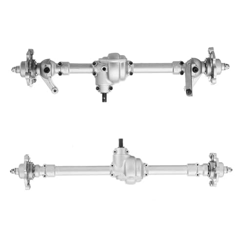 MGHGFYTAS RC Achse Set Kompatibel Mit HG P407 ASS-02 1/10 RC-Auto 2.4G Metallbrückenachsenbaugruppe RC-Autoersatzteile Vorder- Und Hinterachse(Front and Rear) von MGHGFYTAS