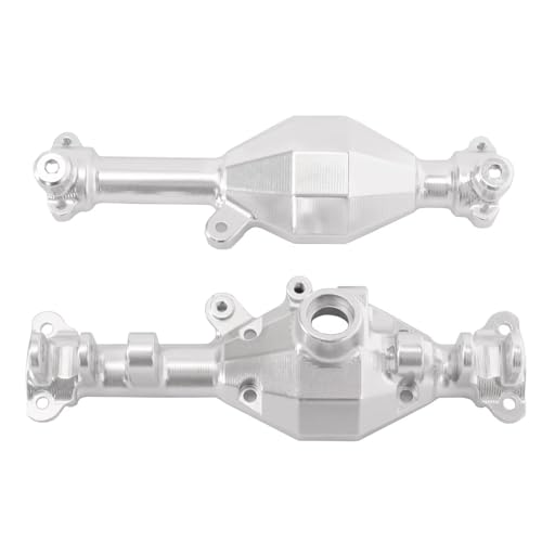 MGHGFYTAS RC Achse Set Kompatibel Mit MJX Für Hyper GO H12Y H12Y + Fernbedienung Auto Ersatzteile Metall Vorderachse Shell Und Hinterachse Gehäuse(Silver,Front) von MGHGFYTAS